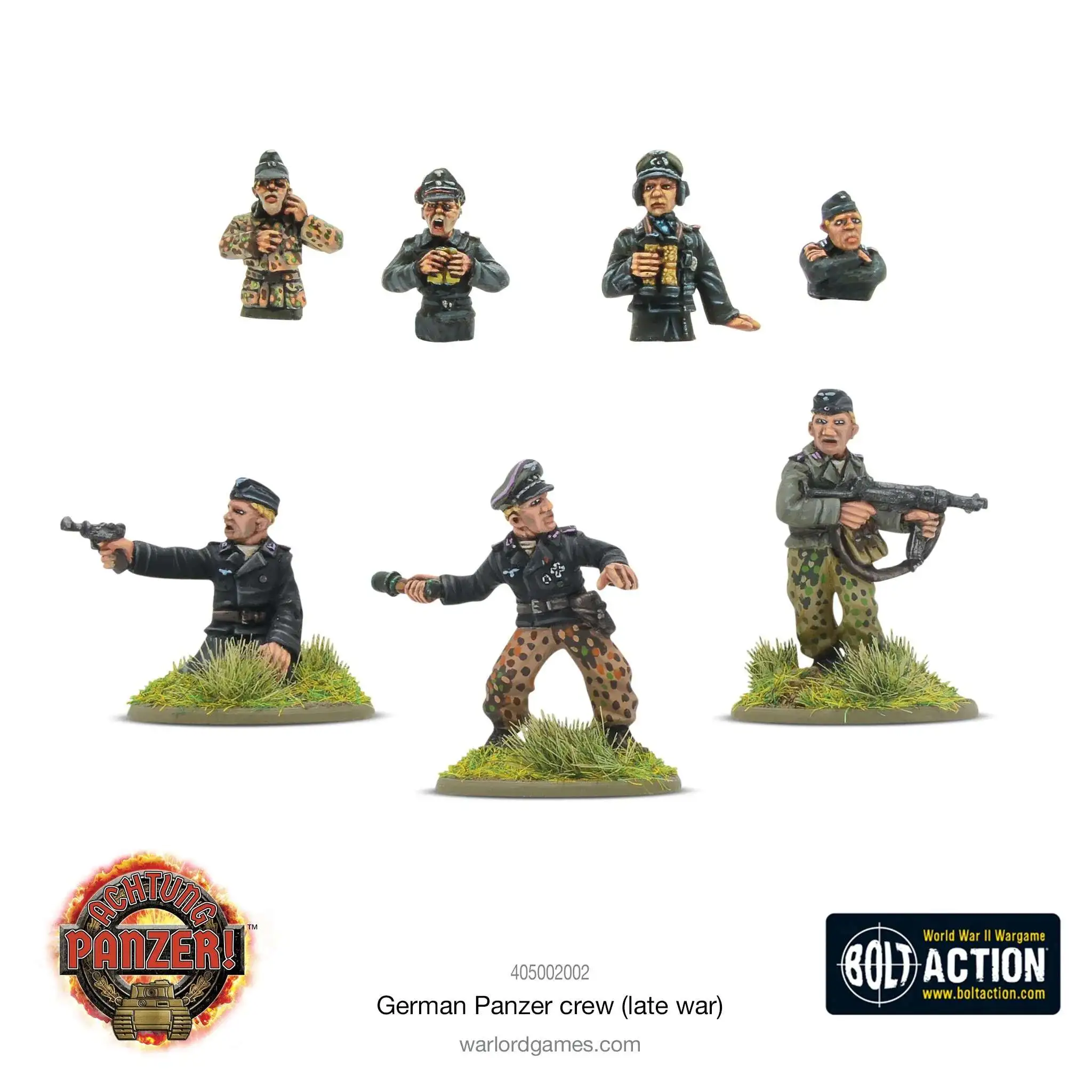 Bolt Action German Panzer Crew Miniatures