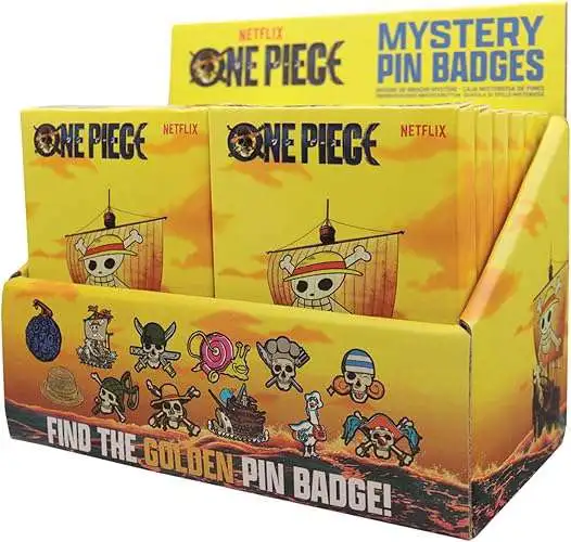 One Piece Netflix Pin Badges Mystery Box PhatMojo - ToyWiz