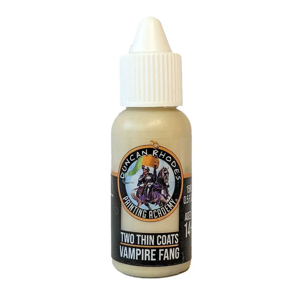 Duncan Rhodes Painting Academy Two Thin Coats Vampire Fang 15ml Paint