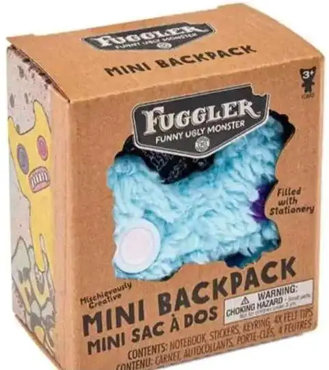 Fuggler Blue Mini Backpack Notebook, Stickers, Keyring Markers Zuru ...
