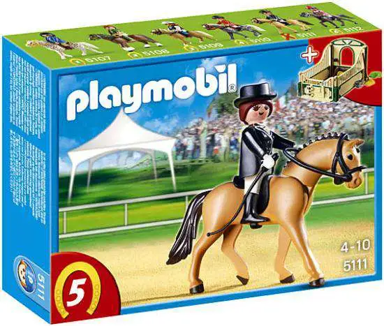 Playmobil German Sport Horse Dressage Rider and 5111 - ToyWiz