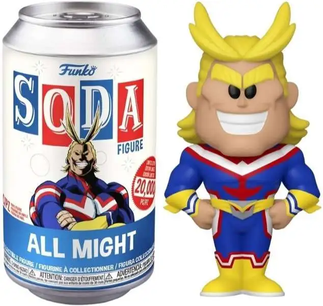 Funko My Hero Academia Vinyl Soda All Might Limited Edition of 20,000! Figure [1 RANDOM Figure, Look For The Chase!, Loose]