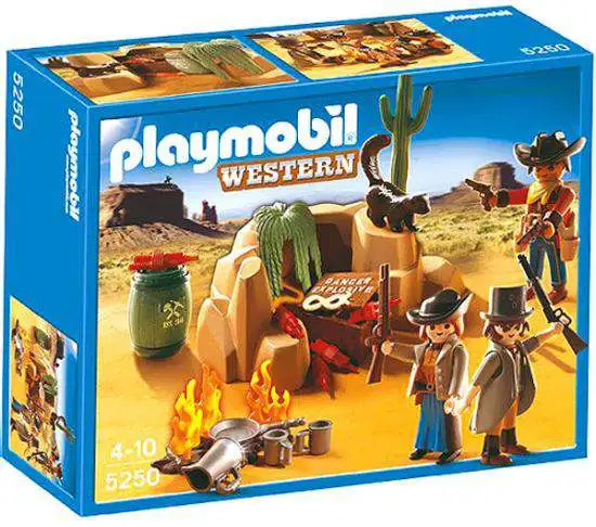frugthave peddling grundigt Playmobil Western Outlaw Hideout Set 5250 - ToyWiz