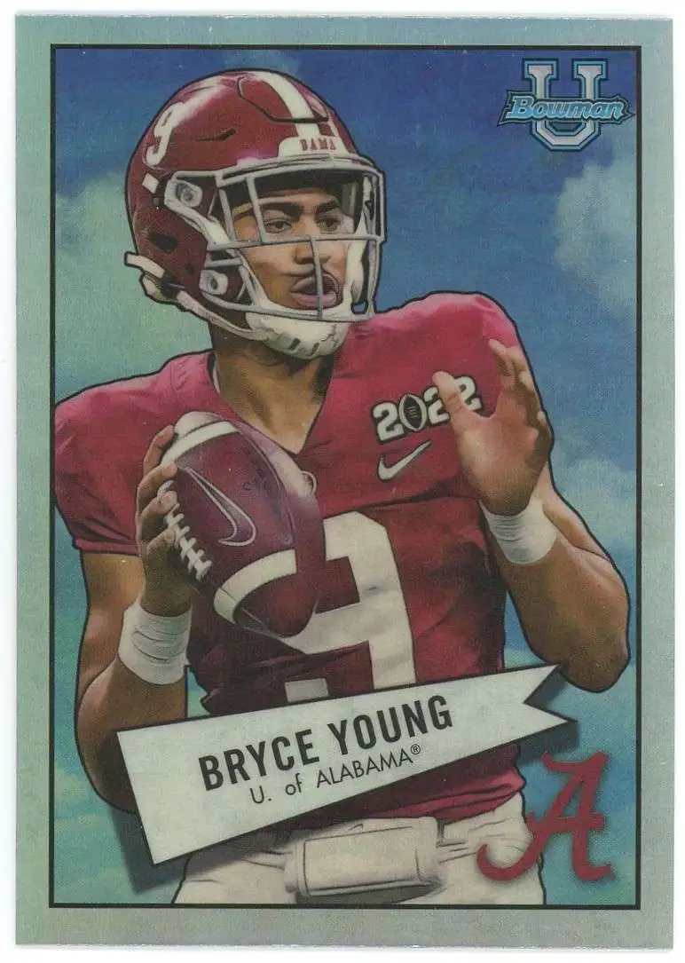 Nfl 2022 Bowman Chrome University Single Card Refractor Bryce Young 