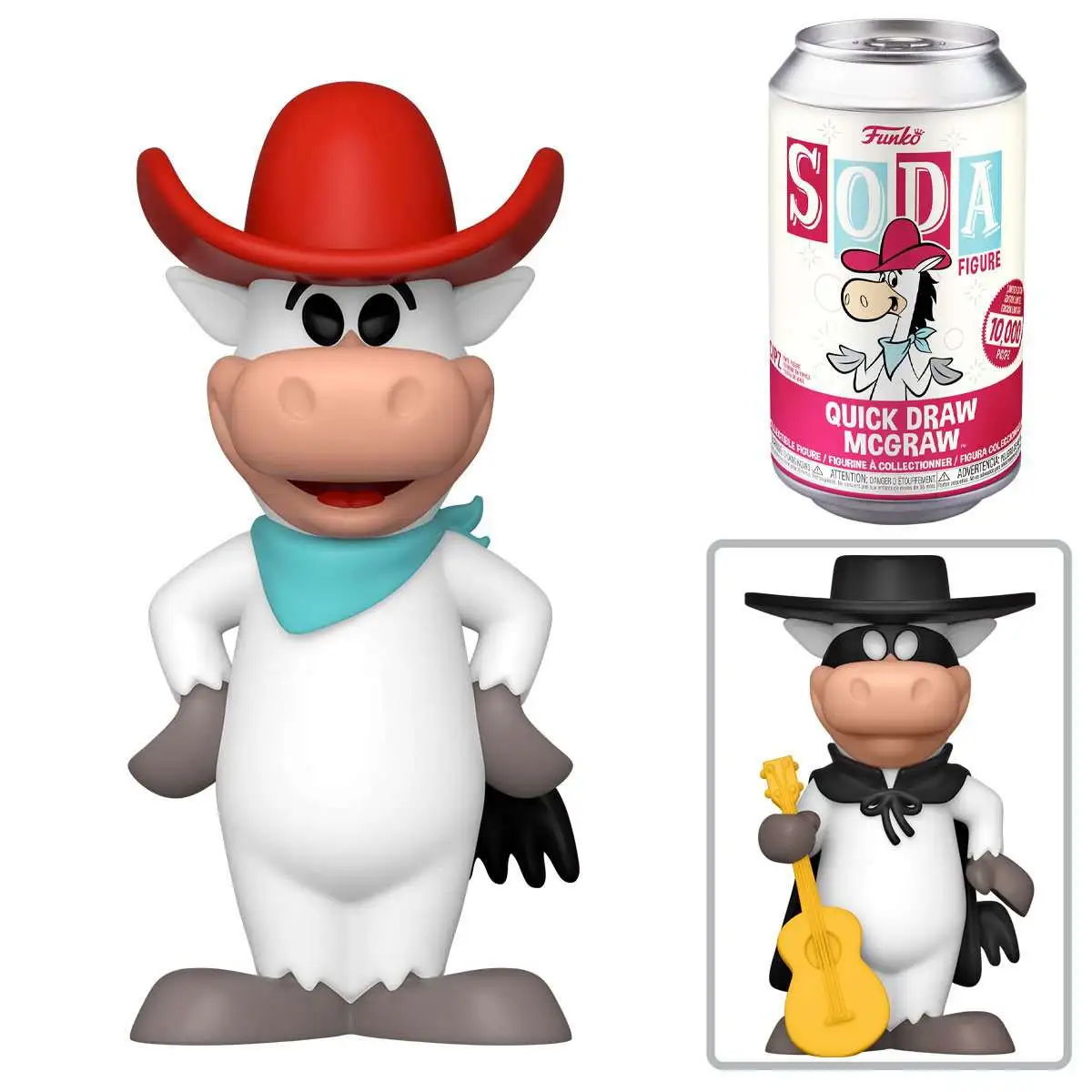 Funko Hanna-Barbera Vinyl Soda Quickdraw McGraw Limited Edition of 10,000! Figure [1 RANDOM Figure, Look For The Chase!]