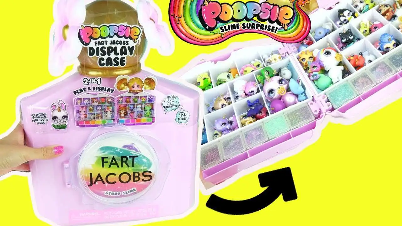 Poopsie Slime Surprise Fart Jacobs Cutie Tooties Flower Display Case 2 in 1 for sale online 