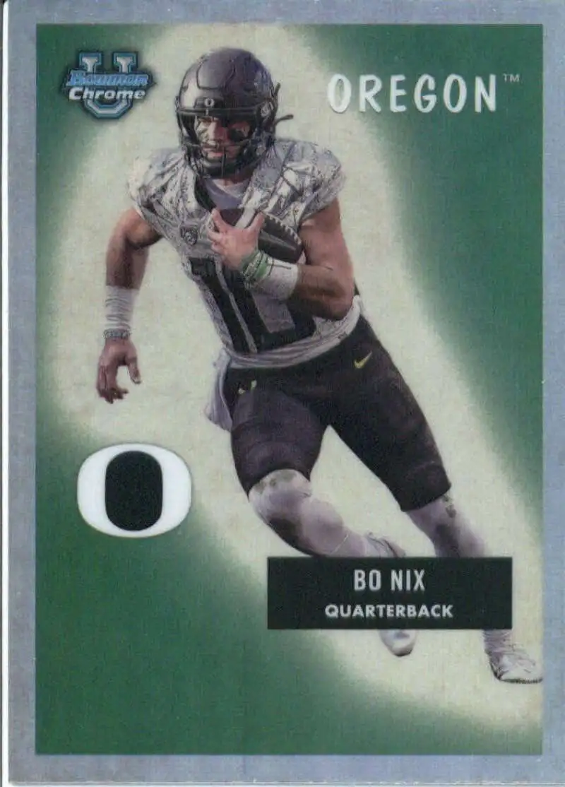 NFL Topps 2023 Bowman Chrome University Football 1955 Retro Insert Bo Nix #55BF-16