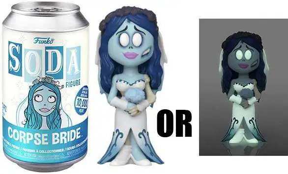 Funko Corpse Bride Vinyl Soda Emily Limited Edition of 10,000! Figure [1 RANDOM Figure, Look For The Chase!]
