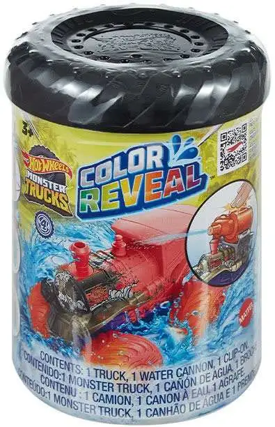 Hot Wheels Monster Trucks Series 4 Color Reveal Mystery Pack Mattel Toys -  ToyWiz