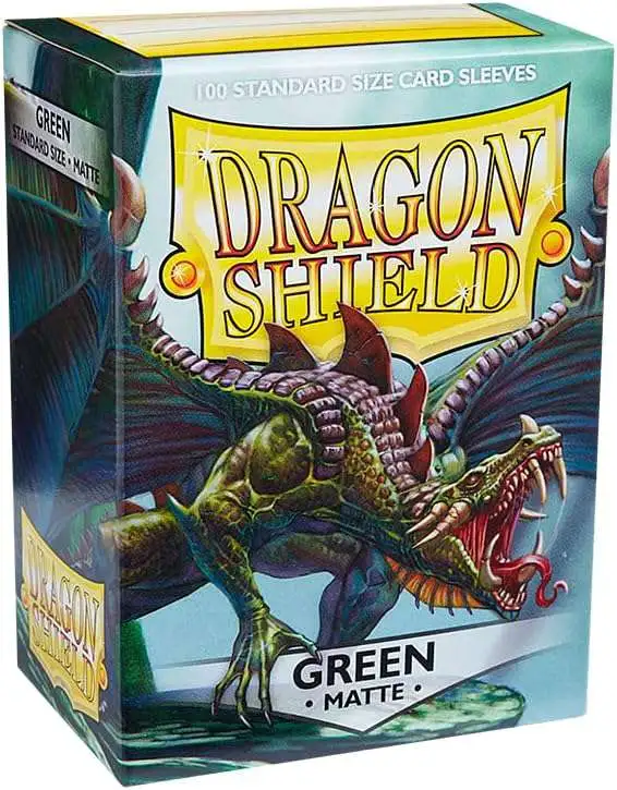 Dragon Shield Matte Green Card Sleeves