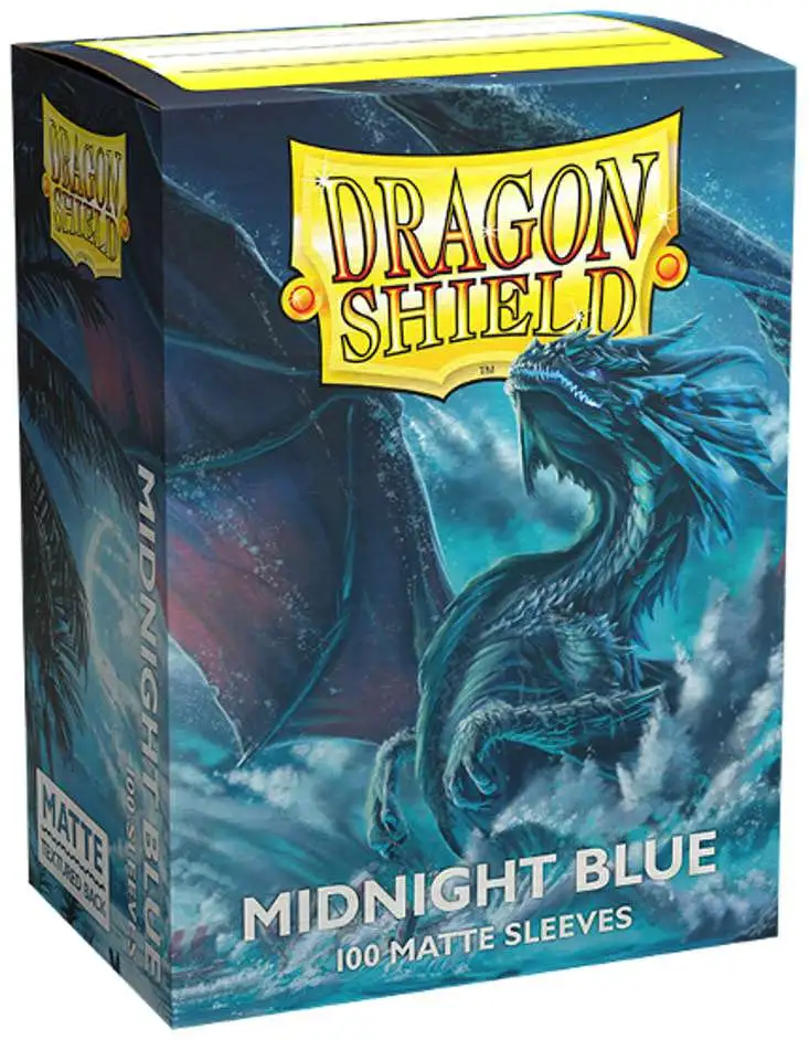 Dragon Shield Matte Midnight Blue Standard Card Sleeves 100 Count Arcane  Tinmen - ToyWiz