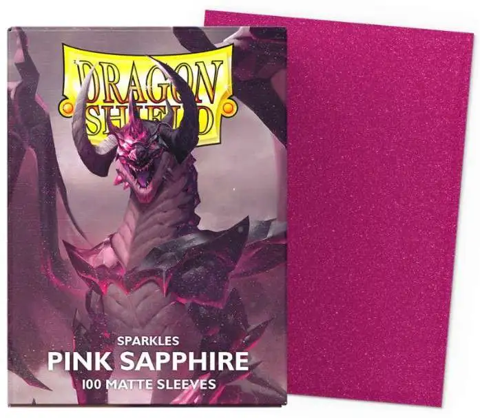 Dragon Shield Matte Pink Sapphire Card Sleeves [100 Count]