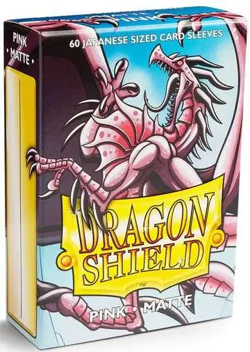 Dragon Shield Pink Matte Card Sleeves