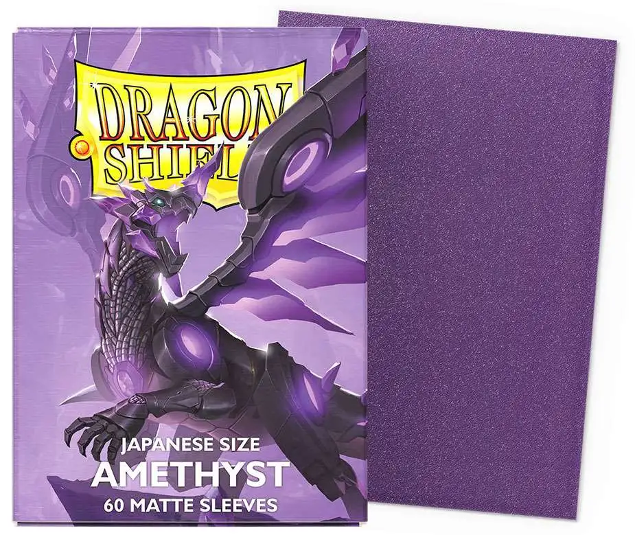 Dragon Shield Japanese Size Matte Amethyst Card Sleeves