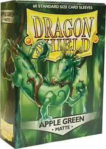 Dragon Shield Matte Apple Green Japanese Sleeves [60 Cards ]