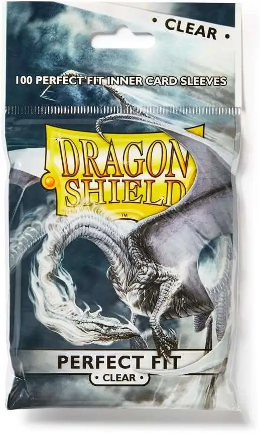 Dragon Shield Perfect Fit Inner 100 Count Sleeves [Clear ]