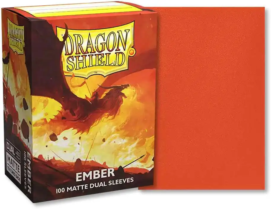 Dragon Shield Matte Dual Ember Card Sleeves