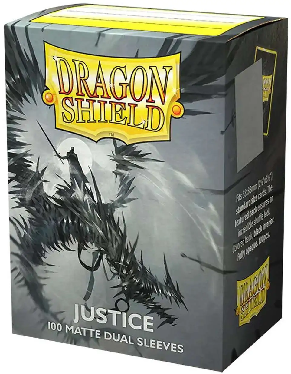 Dragon Shield Matte Dual Justice Standard Card Sleeves [100 Count]