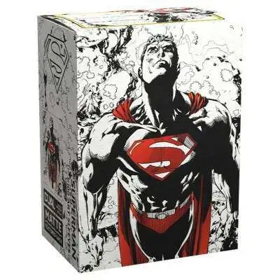 DC Superman Matte Dual Art Superman Core RedWhite Matte Dual Art Card Sleeves 100 Count Dragon Shield - ToyWiz DC Superman Matte Dual Art Superman Core RedWhite Matte Dual Art Card Sleeves 100 Count Dragon Shield - ToyWiz