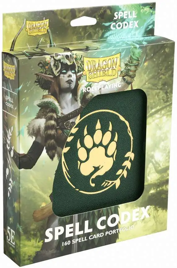 Dragon Shield Dungeons & Dragons Spell Codex Forest Green 160 Spell Card Portfolio