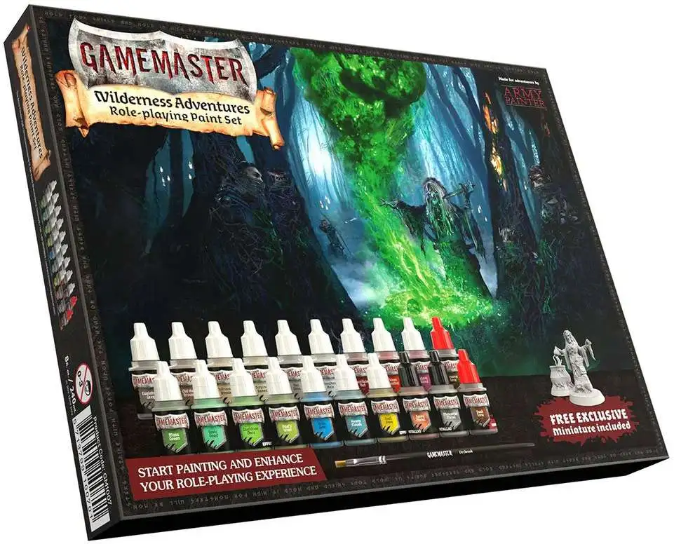 The Army Painter GameMaster Wilderness Adventures Role-Playing Paint Set