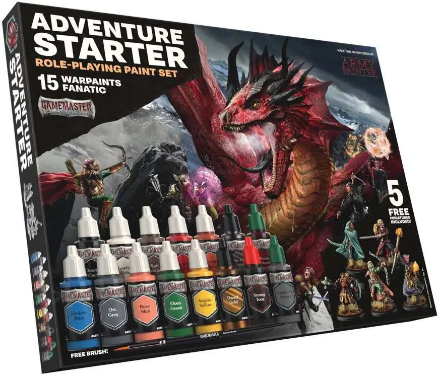 The Army Painter GameMaster Adventure Starter Role-Playing Paint Set