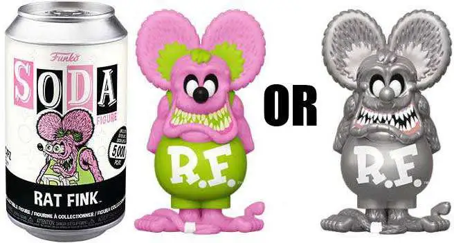 Funko Vinyl Soda Rat Fink Limited Edition! Figure [1 RANDOM Figure, Look For The Chase!] (Pre-Order ships July)