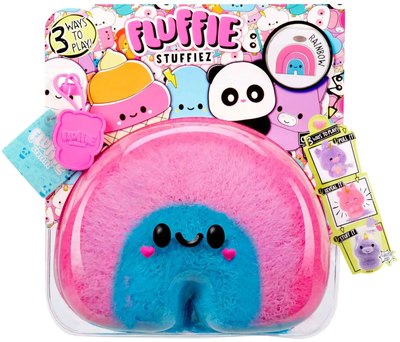 Fluffie Stuffiez Rainbow SMALL Plush