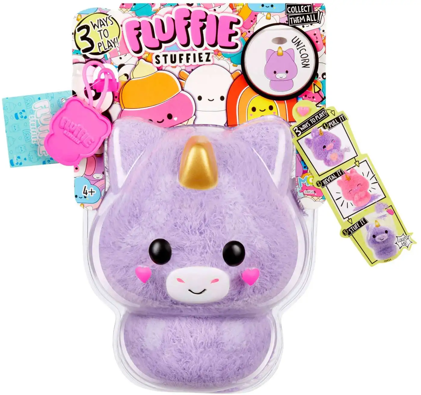 Fluffie Stuffiez Unicorn SMALL Plush