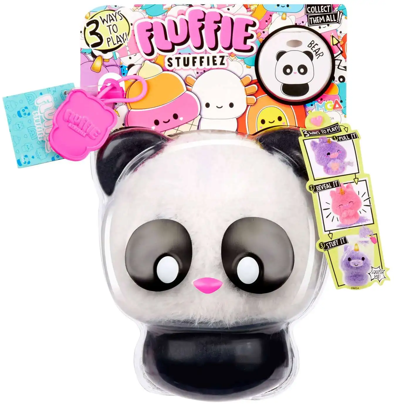 Fluffie Stuffiez Panda SMALL Plush