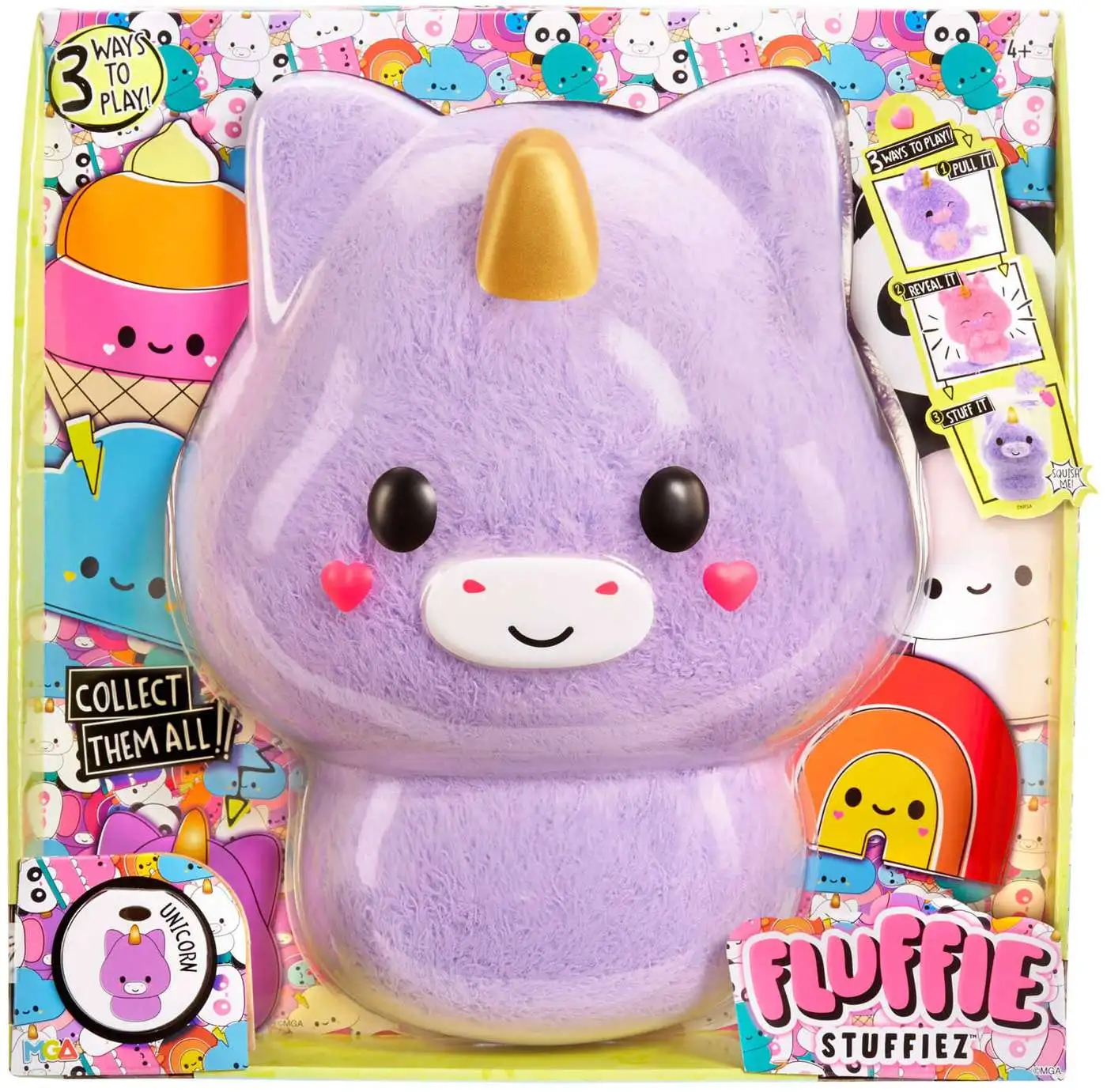 Fluffie Stuffiez Unicorn 11-Inch Large Plush