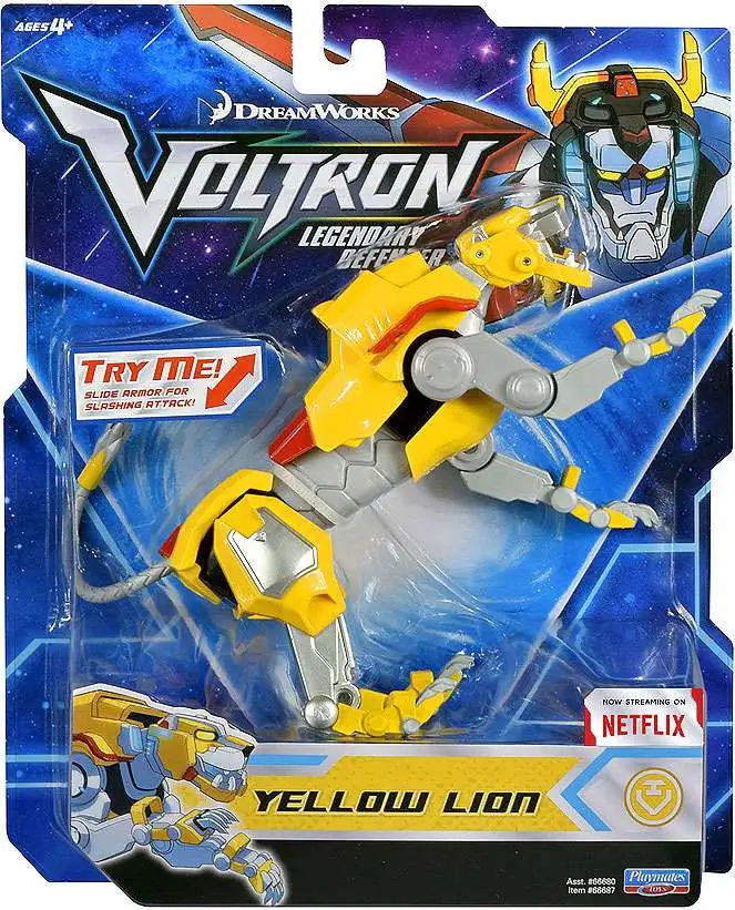 Voltron Legendary Combinable Yellow Lion Action Figure 