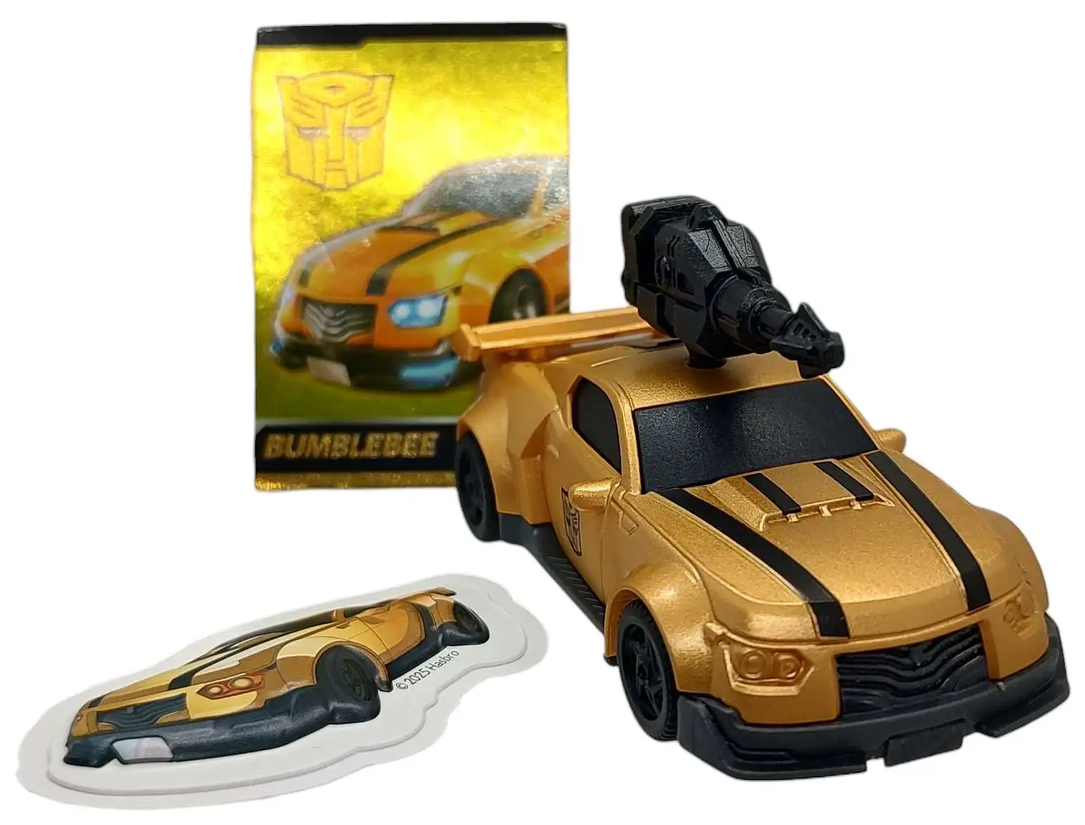 5 Surprise Transformers Bumblebee Minifigue [Rare Gold Vehicle Loose]