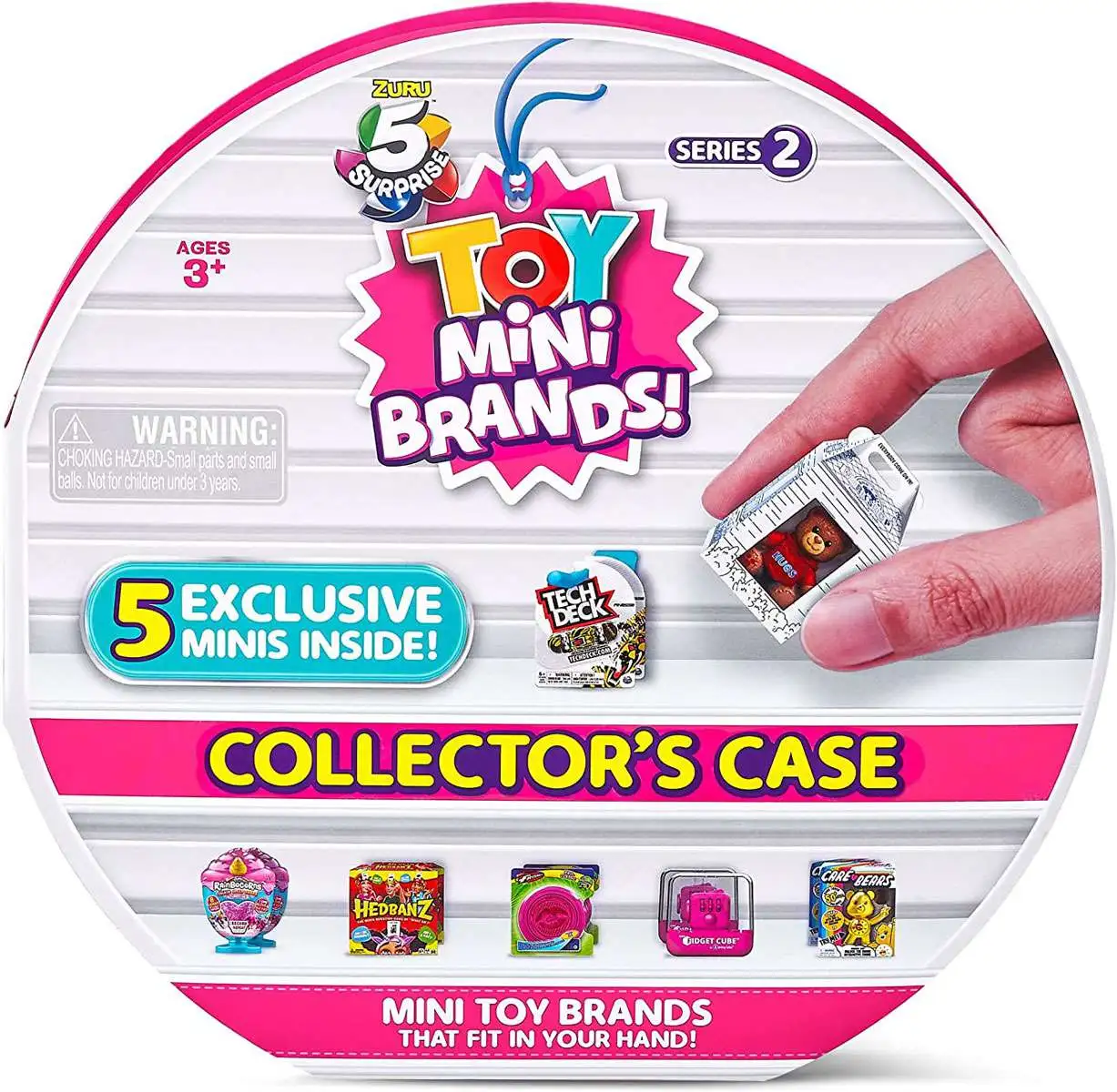 Includes 4 x Toys NEW 5 Surprise Toy Mini Brands Collector's Case by ZURU 