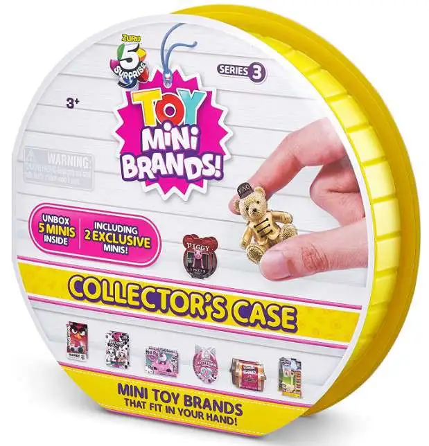 5 Surprise Mini Brands TOY Series 3 Collector Case Includes 5 Exclusive Minis  Zuru Toys - ToyWiz