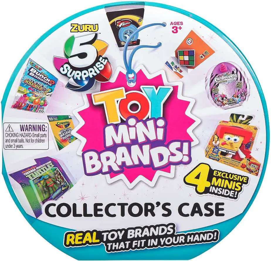 Case Compatible with Mini Brands 5 Surprise Series 1 2 3 4 5 Mystery Capsule Real Miniature Brands Collectible Toys/ for Shopkins Real Littles. Mini