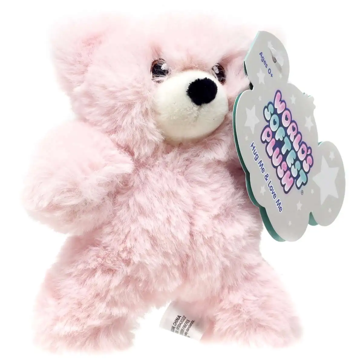 World's Softest Plush Teddy Bear 5-Inch Plush [Pink]