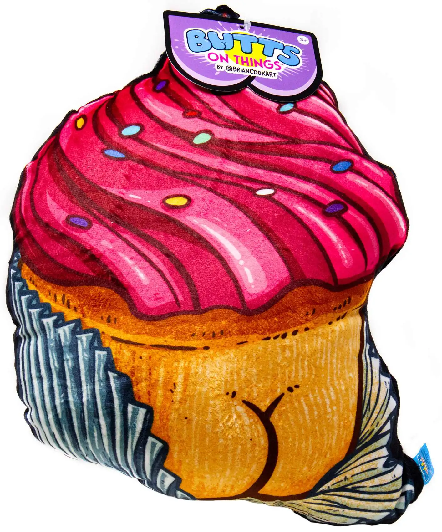 Butts on Things by @BrianCookArt Cupcake 12-Inch Plush
