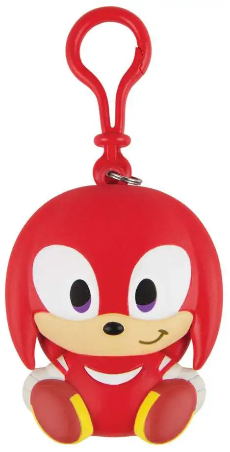 Sonic The Hedgehog Sonic Boom Emoji Happy Knuckles Clip On Figure [Damaged Package]