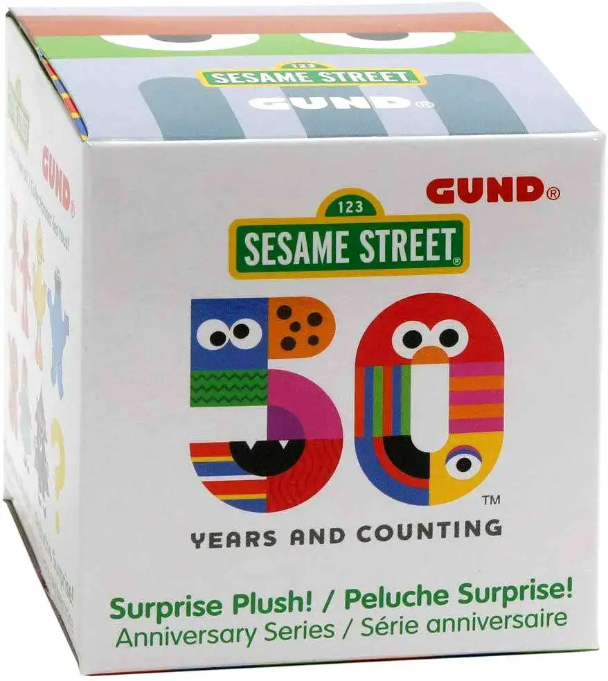 sesame street 50th anniversary plush