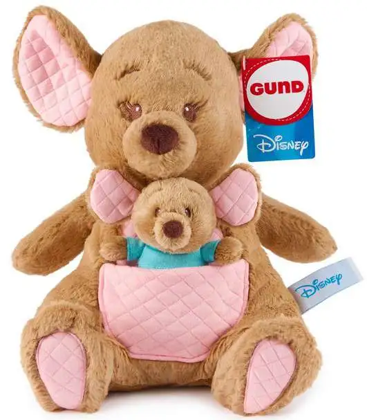 Disney Winnie the Pooh Oh So Snuggly Kanga & Roo 12.5-Inch Plush