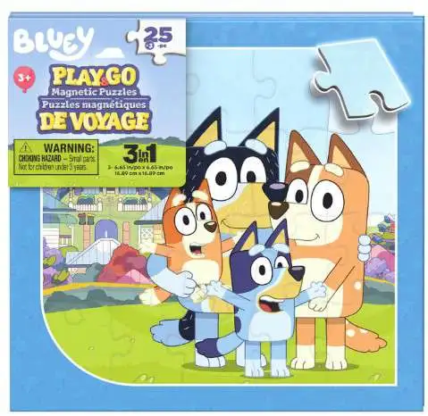 Play & Go Bluey Magnetic Puzzles (Pre-Order ships May)