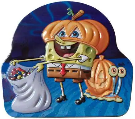 Spongebob Squarepants Spooky Citrus Sours Candy Tin