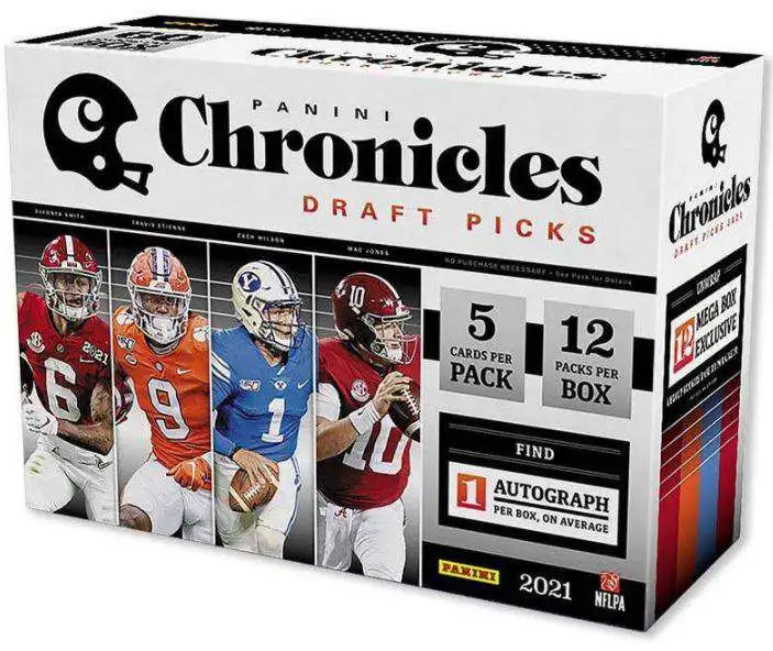 NFL Panini 2021 Chronicles Draft Picks Football Trading Card MEGA Box ...