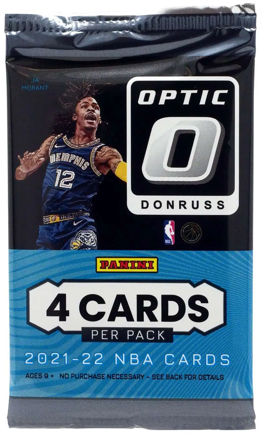 NBA Panini 2021-22 Donruss Optic Basketball Trading Card RETAIL Pack [4  Cards]