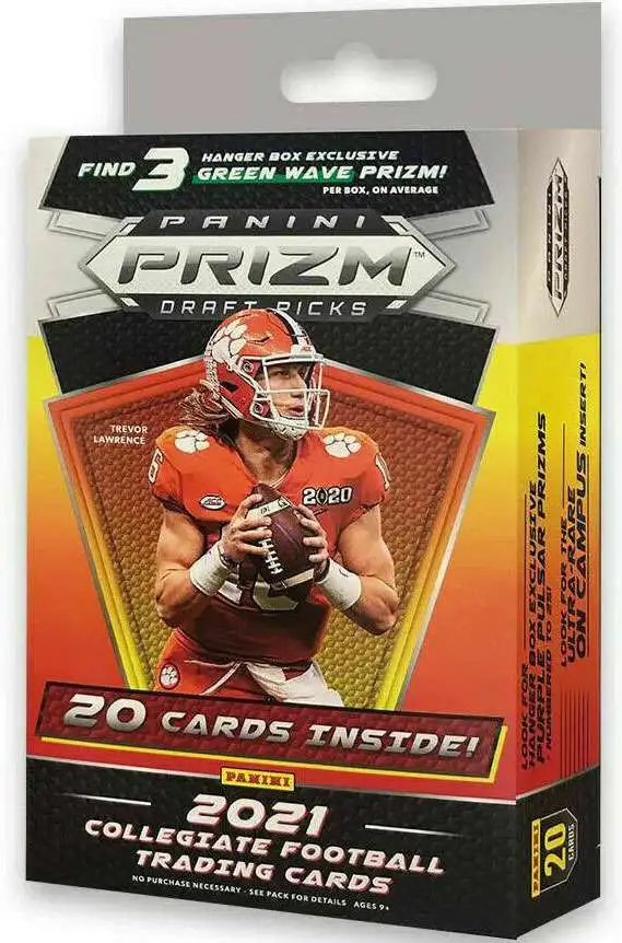 2021 Panini NFL Prizm Draft Picks Football Trading Card Hanger Box