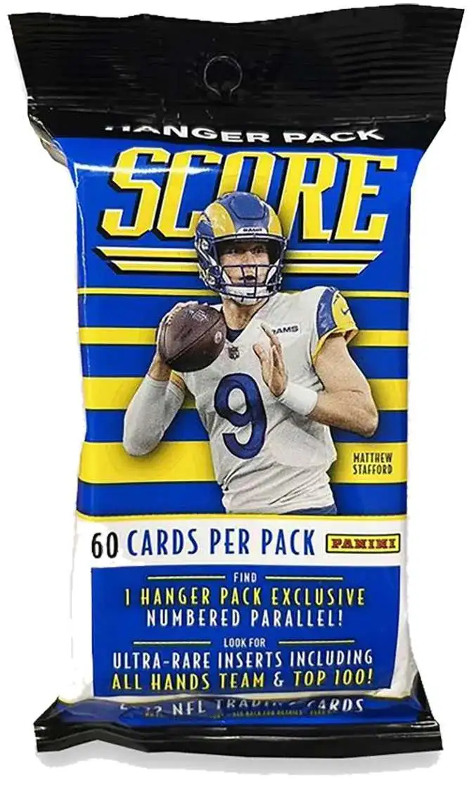 NFL Panini 2022 Score Football Trading Card HANGER Pack [60 Cards]