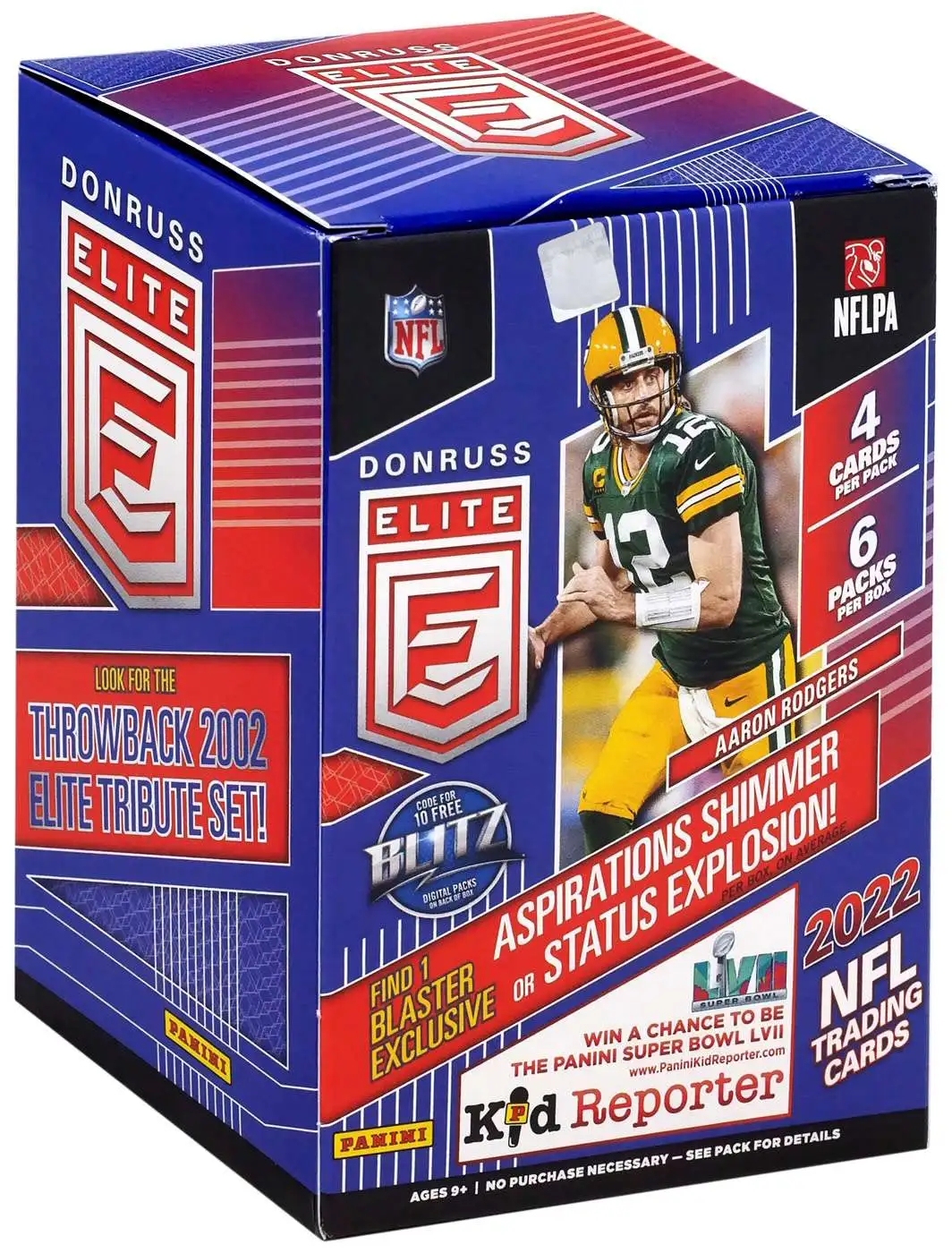 NFL Panini 2022 Donruss Elite Football Trading Card BLASTER Box 6 Packs