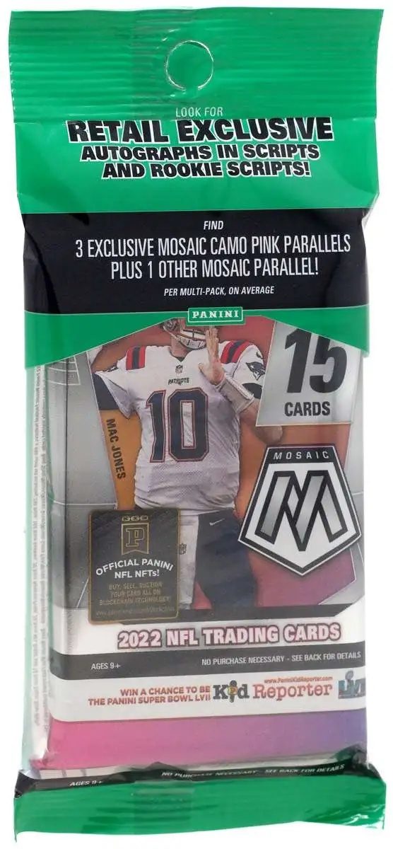 2022 Select Draft Picks Football Cello Pack - 15 Trading Cards Inside