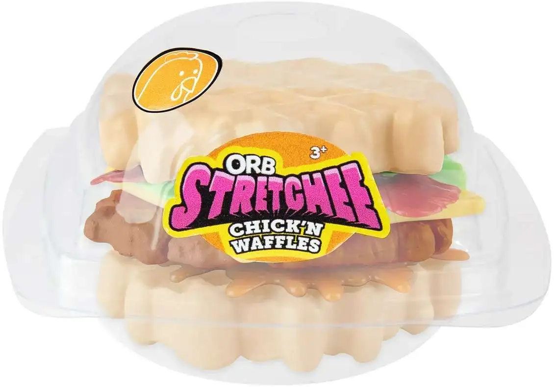 Stretchee Foodz Secret Menu Chick'N Waffles Squeeze Toy